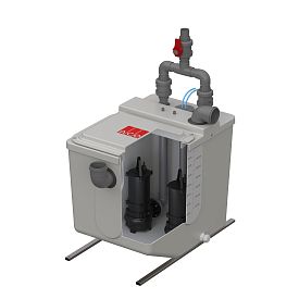 Насосная станция MuliPro G E10-1.1 кор. стеклопластик, 2 насоса,(1р...